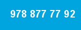 978 877 77 92